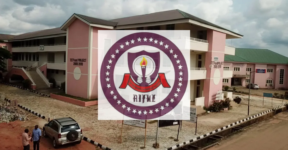 AIFUE Post UTME Screening Form 2026/2027 Academic Session