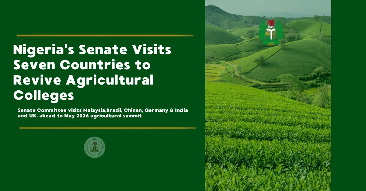 Nigeria's Senate Visits Seven Countries to Revive Agricultural Colleges