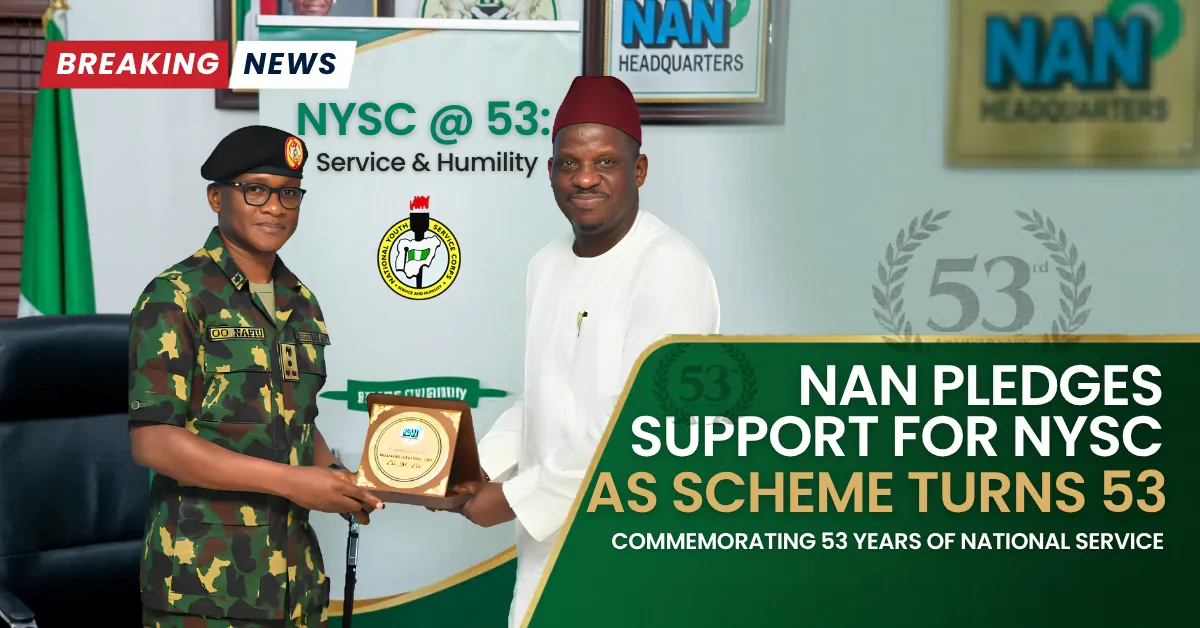 NAN Pledges Support for NYSC as Scheme Turns 53