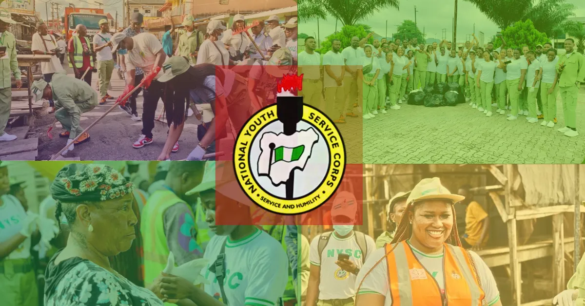Lagos Corps Members Hold Sanitation Exercise To Mark NYSC at 53 
