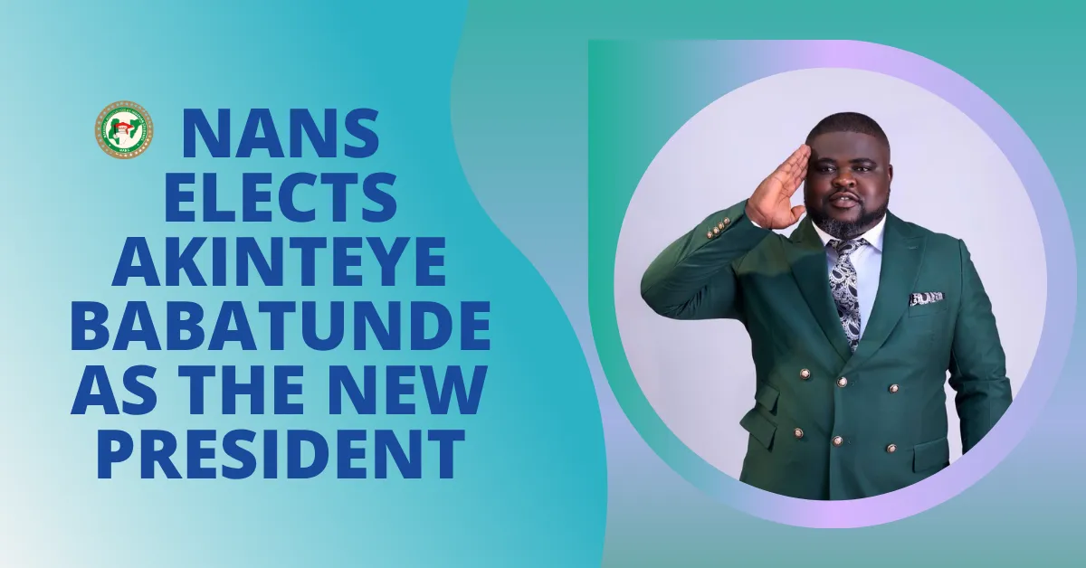 NANS Elects Akinteye Babatunde As the New President