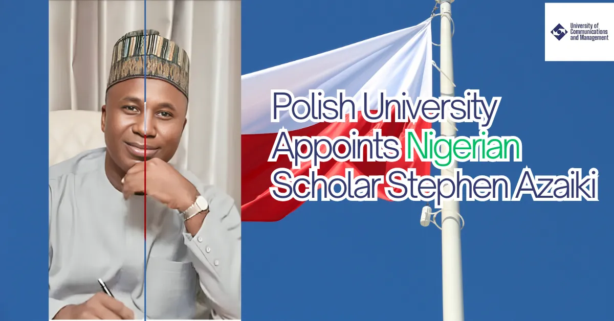 Polish University Appoints Nigerian Scholar Stephen Azaiki