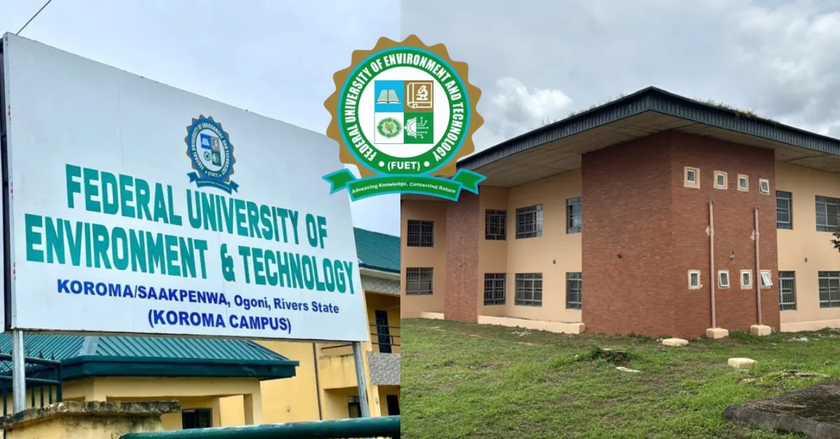 FUET Courses and Programmes 2026/2027 Academic Session