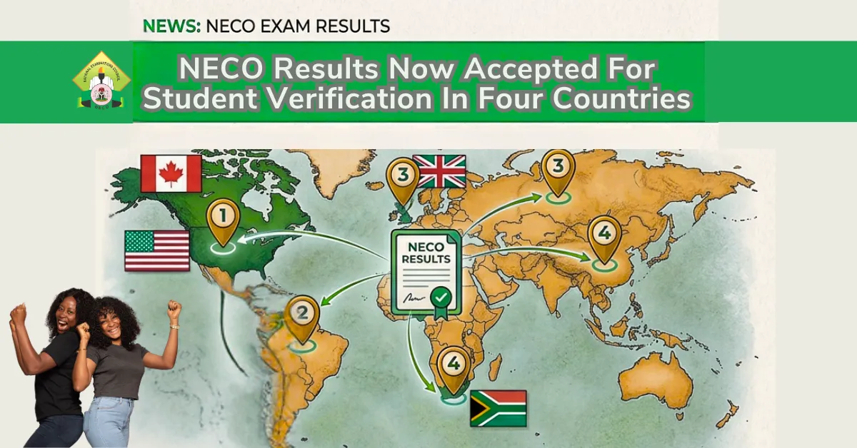 NECO Results Now Accepted For Student Verification In Four Countries