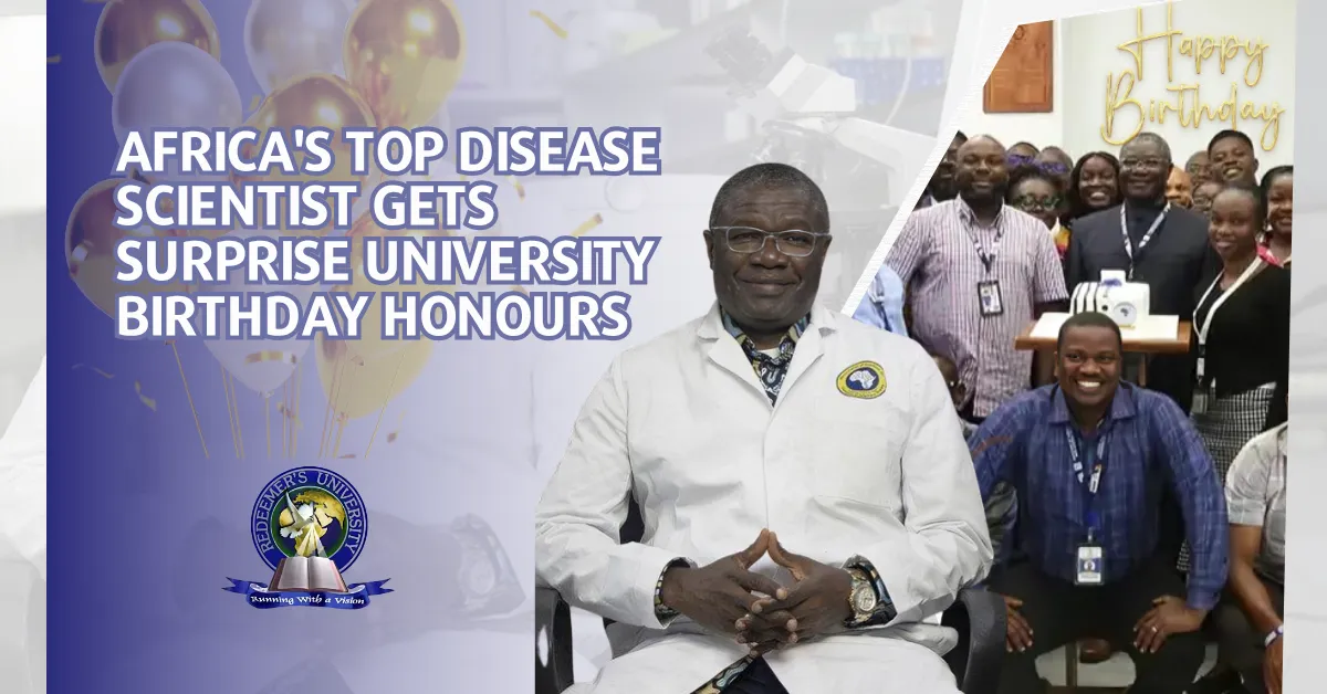 Africa's Top Disease Scientist Gets Surprise University Birthday Honours