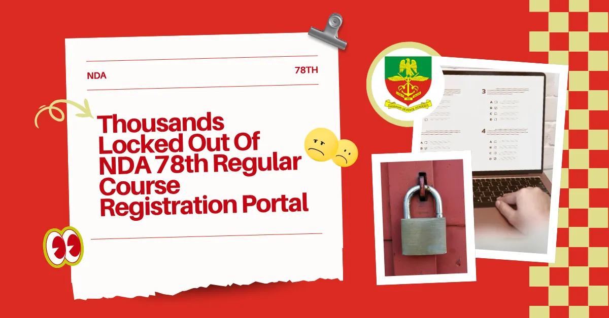 Thousands Locked Out Of NDA 78th Regular Course Registration Portal