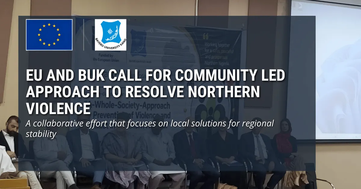 EU and BUK Call for Community Led Approach to Resolve Northern Violence