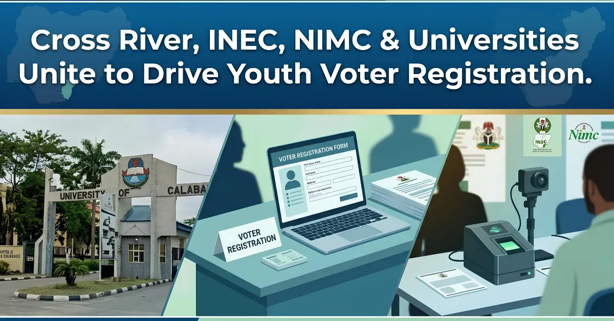 Cross River, INEC, NIMC & Universities Unite to Drive Youth Voter Registration