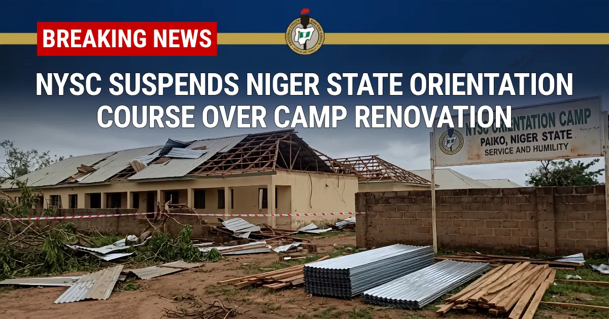 NYSC Suspends Niger State Orientation Course Over Camp Renovation