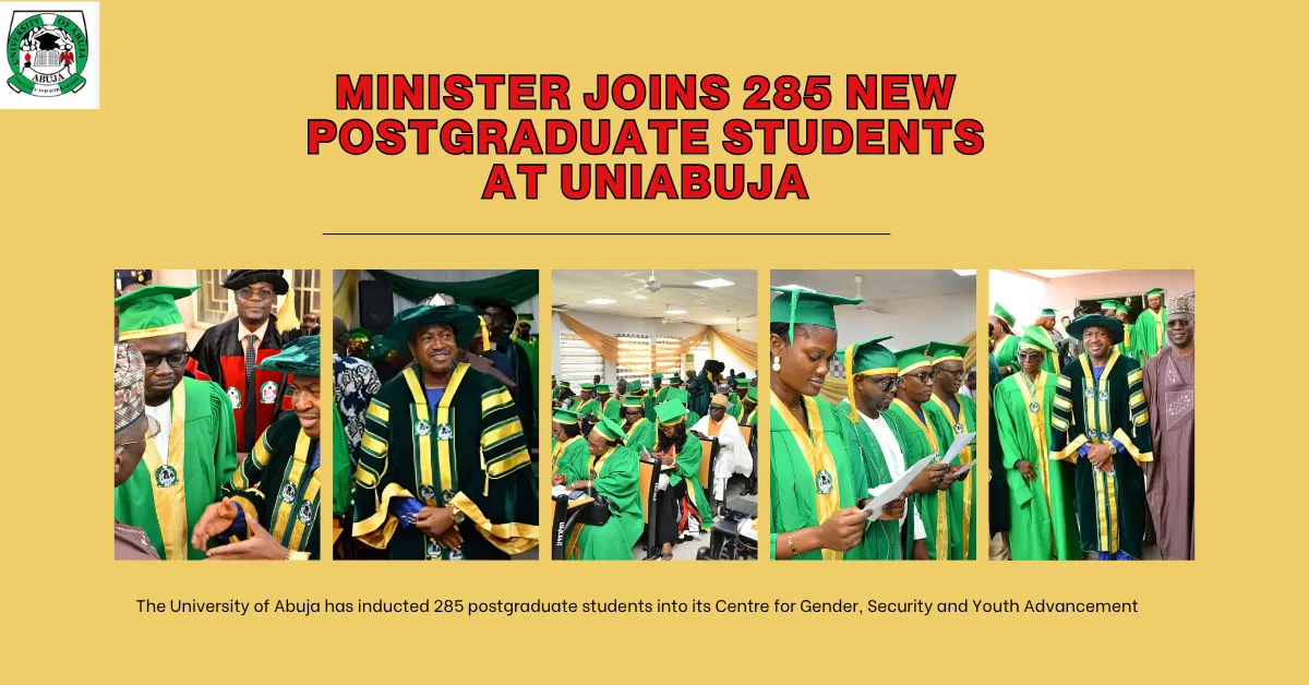 Minister Joins 285 New Postgraduate Students At UNIABUJA