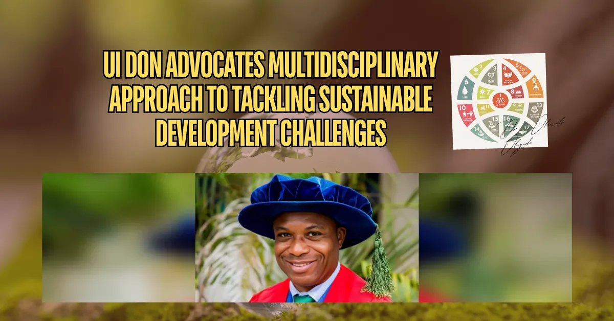 UI Don Advocates Multidisciplinary Approach To Tackling Sustainable Development Challenges