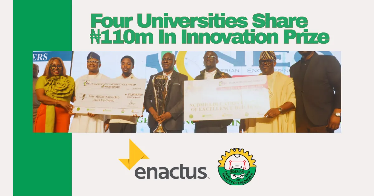 Four Universities Share ₦110m In Innovation Prize
