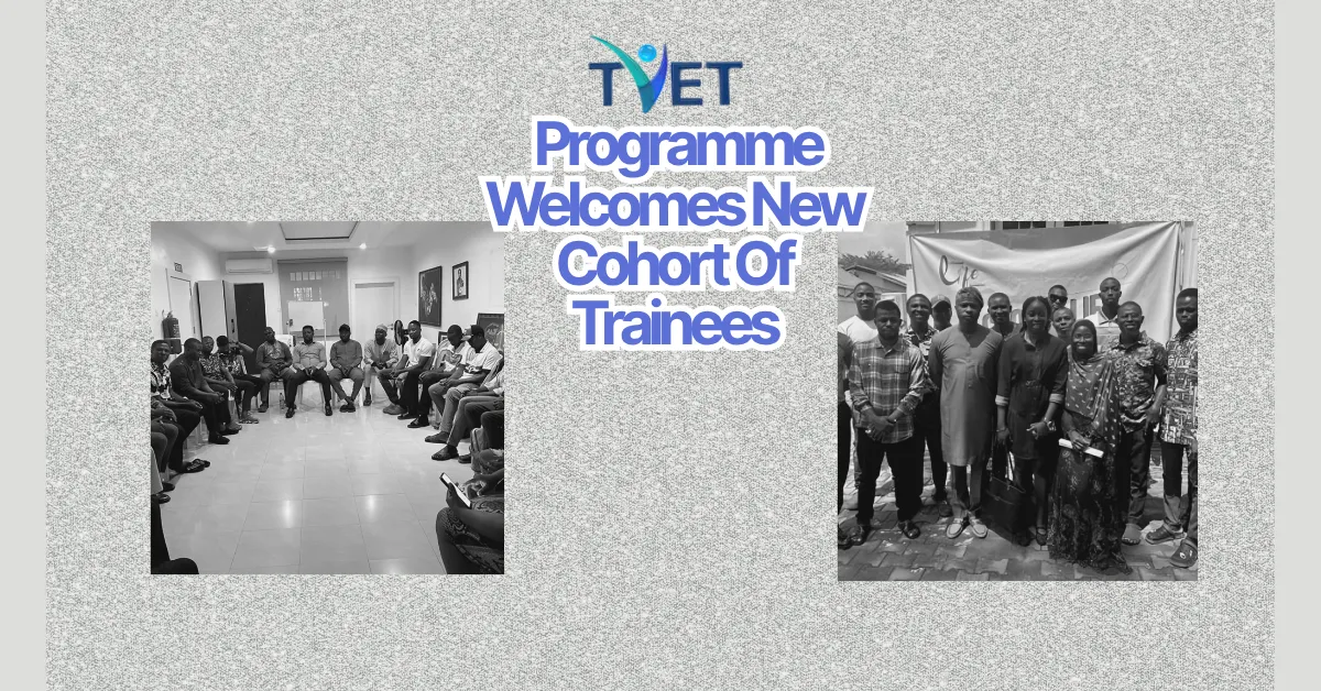 TVET Programme Welcomes New Cohort Of Trainees