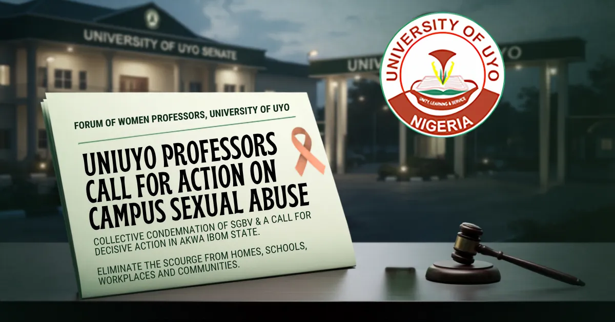 UniUyo Professors Call for Action on Campus Sexual Abuse