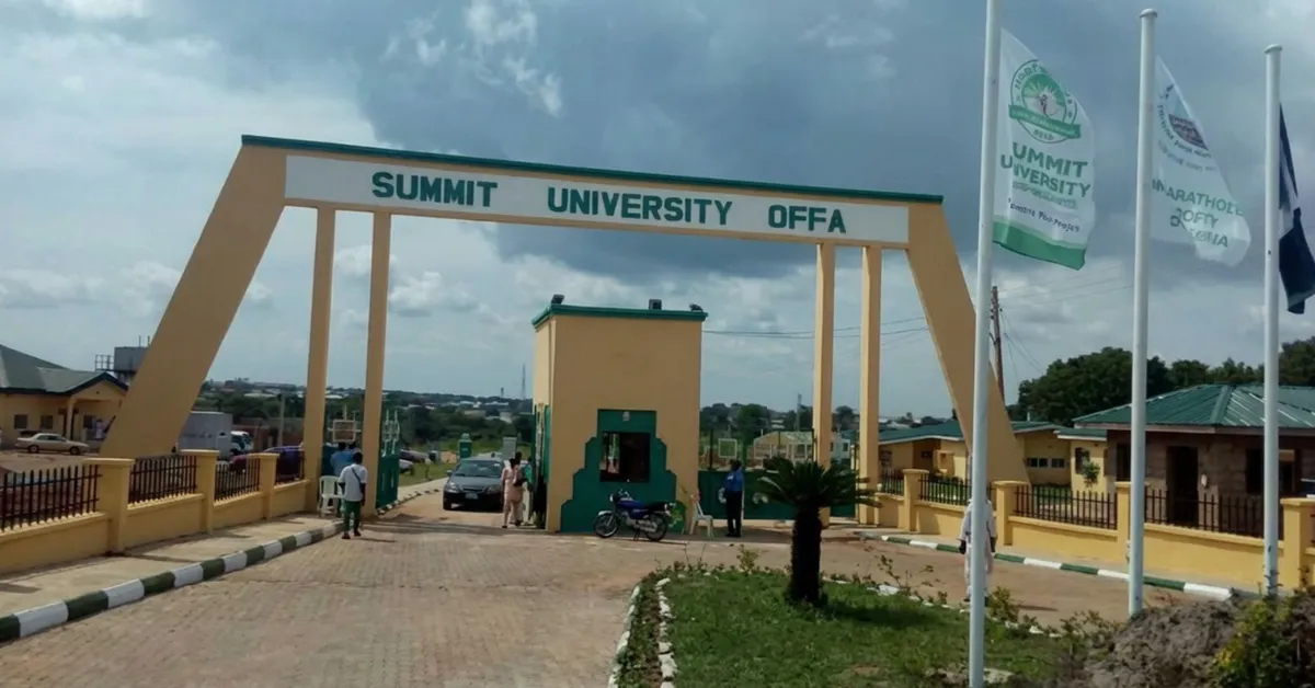 Summit University Post UTME Screening Form 2026/2027 Session
