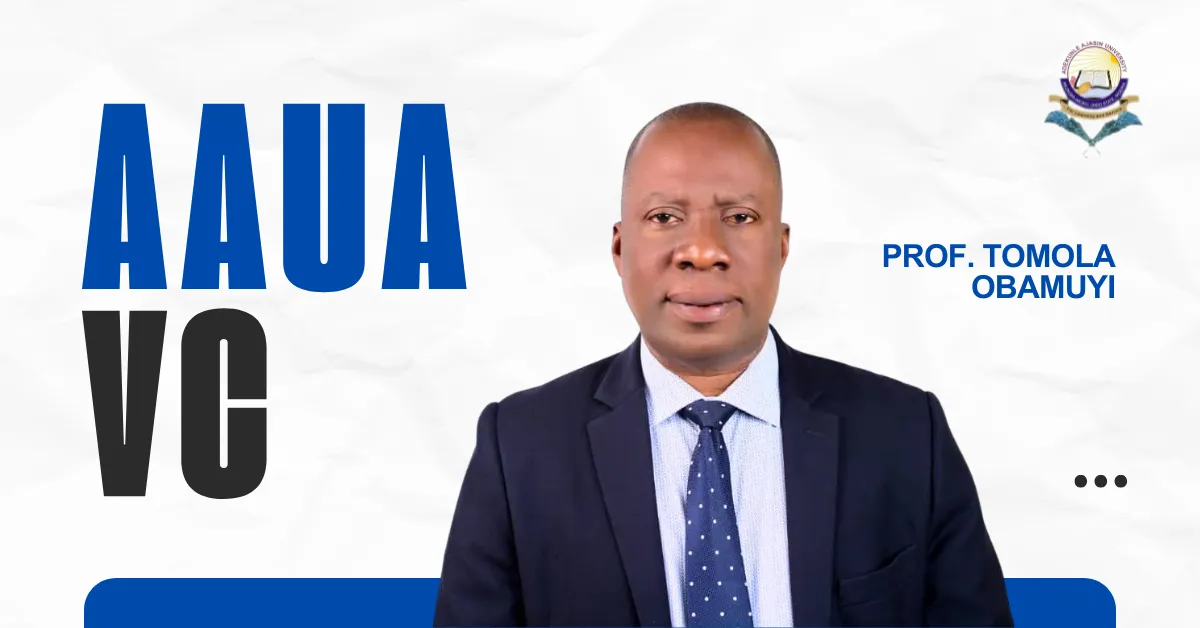 Prof. Obamuyi Takes Over as AAUA Vice Chancellor