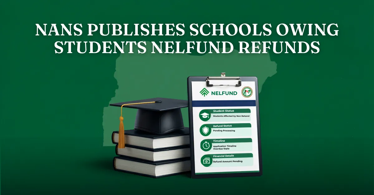 NANS Publishes Schools Owing Students NELFUND Refunds 
