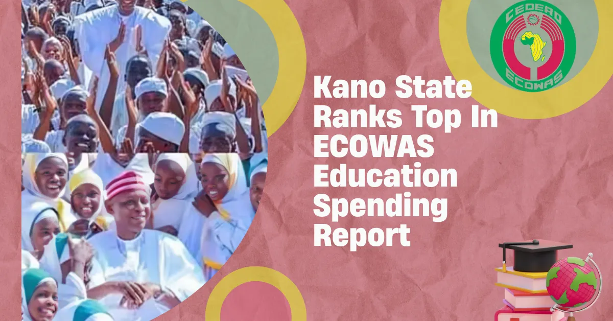 Kano State Ranks Top In ECOWAS Education Spending Report