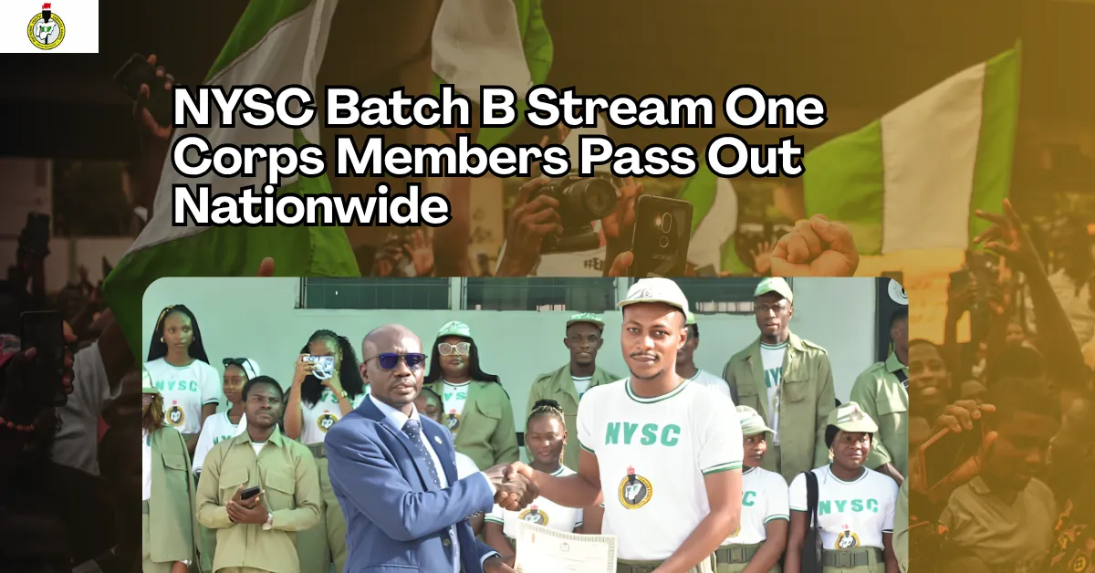 NYSC Batch B Stream One Corps Members Pass Out Nationwide