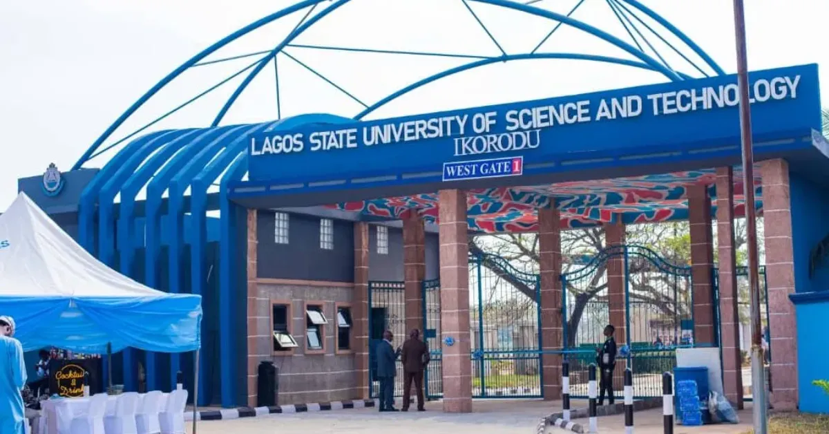 LASUSTECH Courses and Programmes 2026/2027 Academic Session