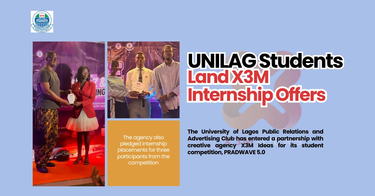 UNILAG Students Land X3M Internship Offers