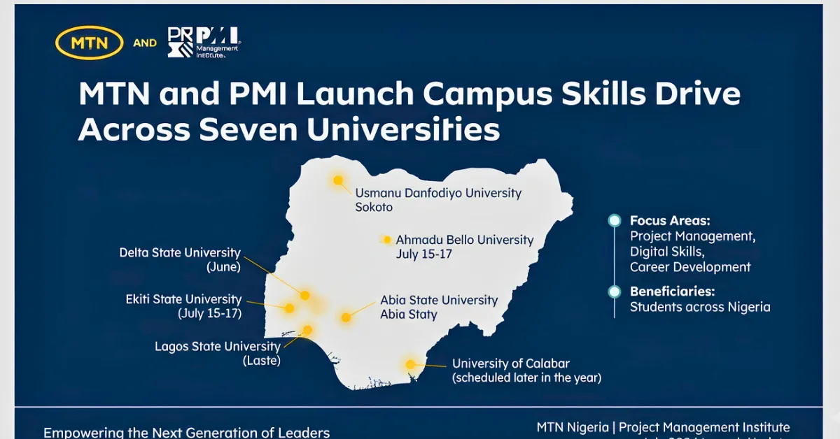 MTN and PMI Launch Campus Skills Drive Across Seven Universities