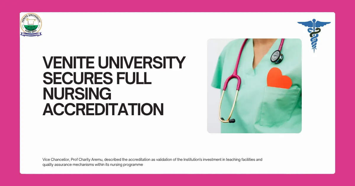 Venite University Secures Full Nursing Accreditation