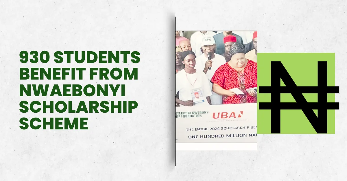 930 Students Benefit From Nwaebonyi Scholarship Scheme