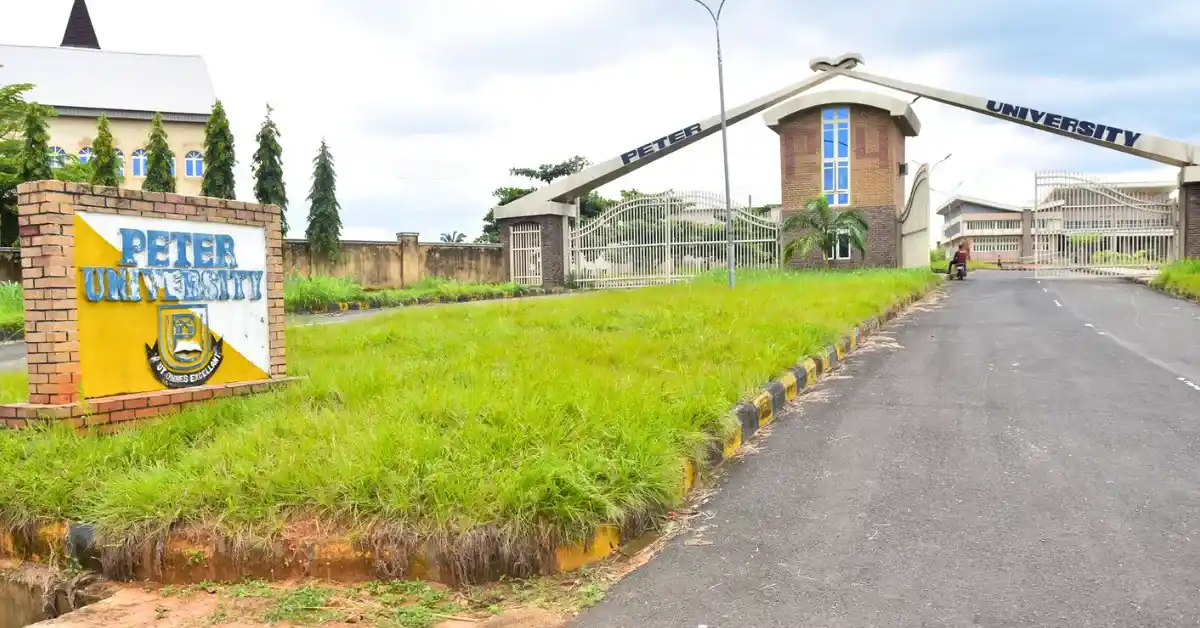Peter University Post UTME Screening Form 2026/2027 Academic Session