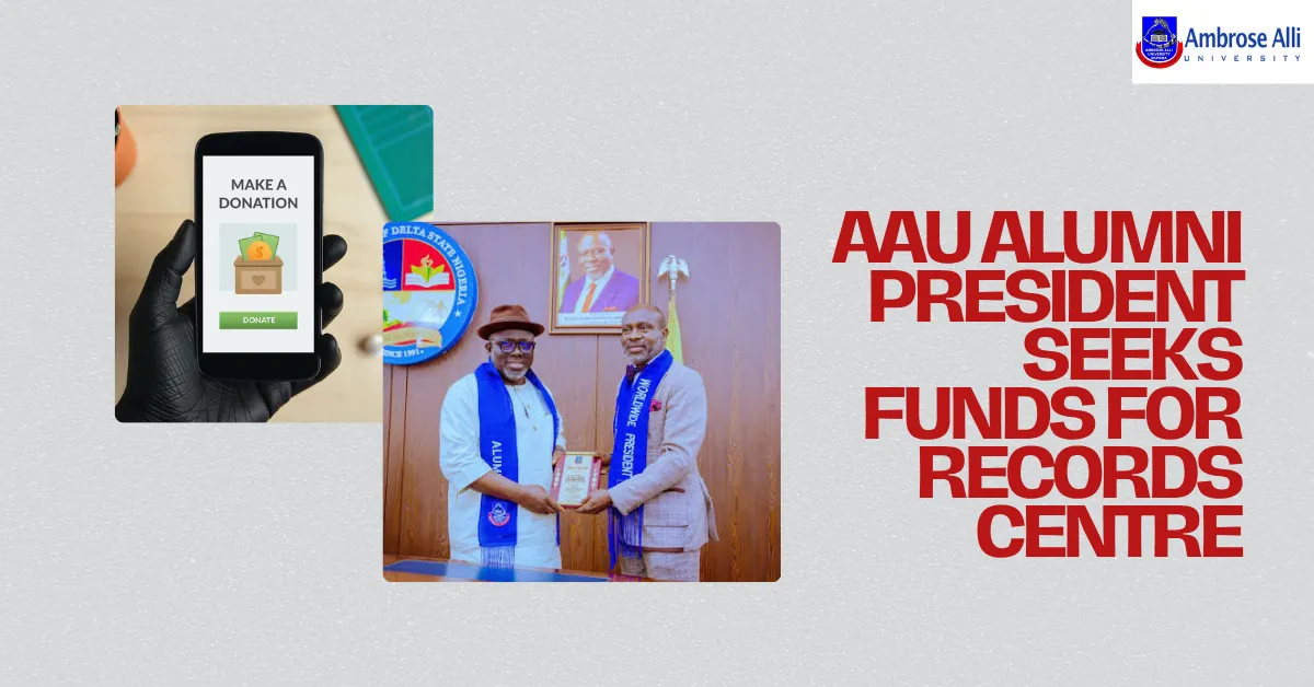 AAU Alumni President Seeks Funds For Records Centre