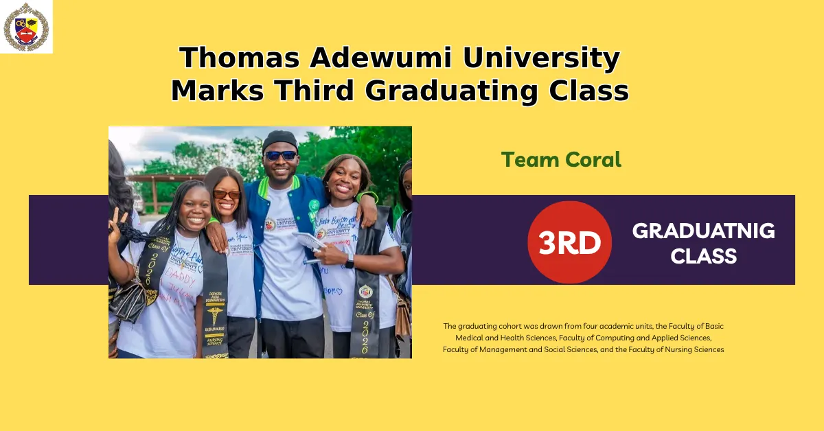 Thomas Adewumi University Marks Third Graduating Class