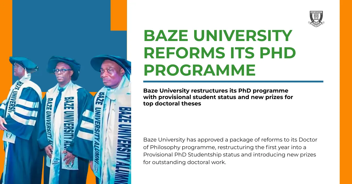 Baze University Reforms Its PhD Programme