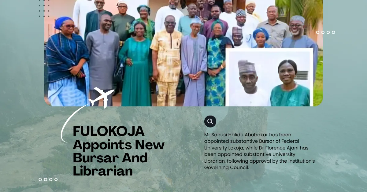 FULOKOJA Appoints New Bursar And Librarian