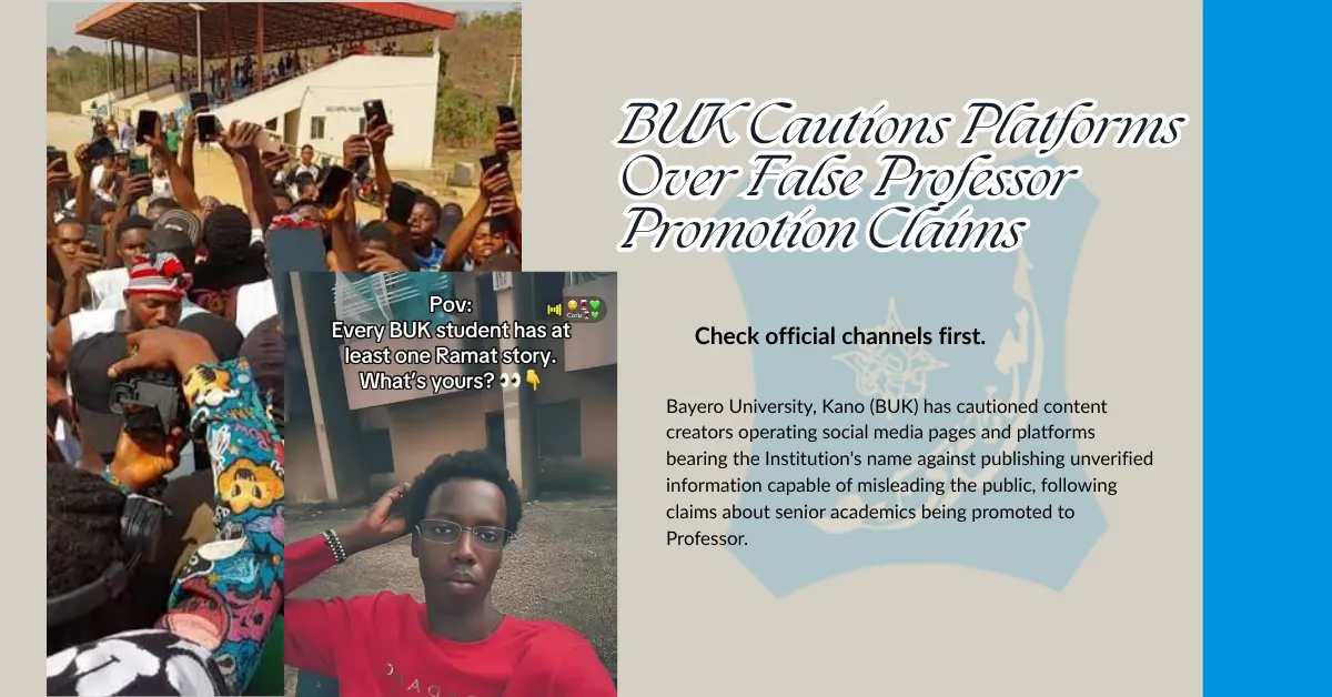 BUK Cautions Platforms Over False Professor Promotion Claims