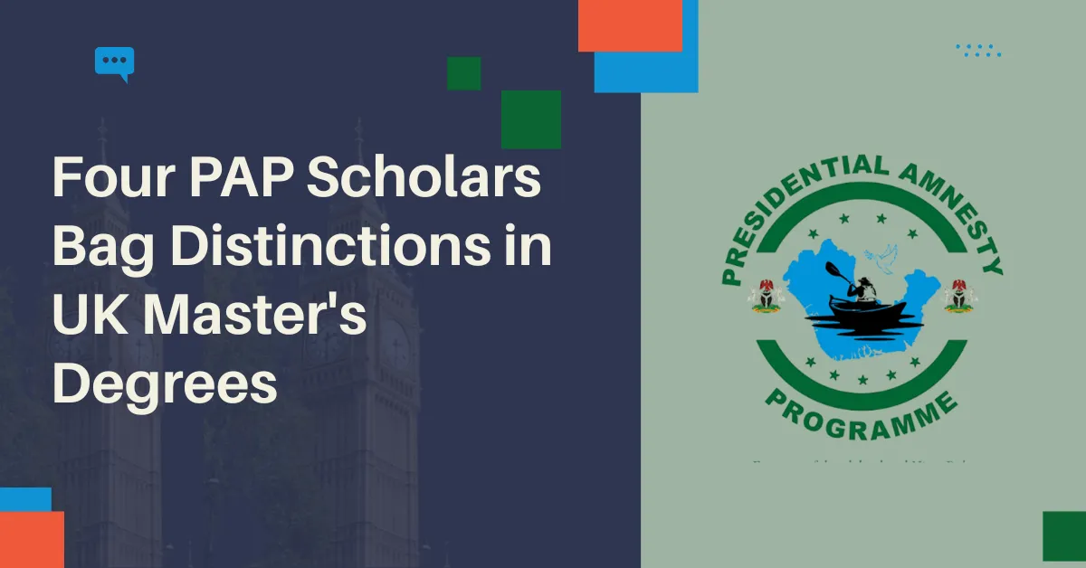 Four PAP Scholars Bag Distinctions in UK Master's Degrees