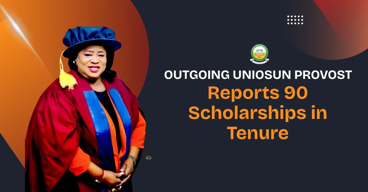 Outgoing UNIOSUN Provost Reports 90 Scholarships in Tenure