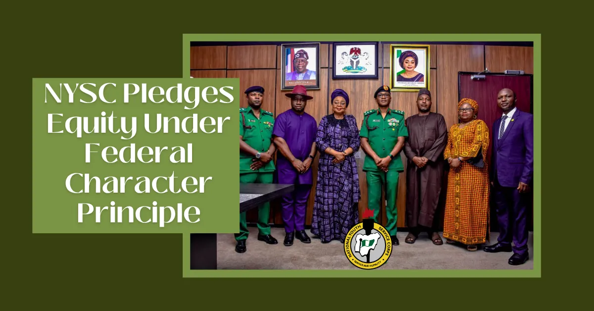 NYSC Pledges Equity Under Federal Character Principle