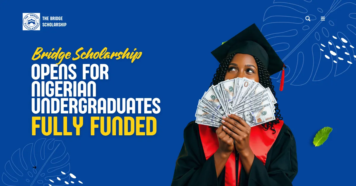 Bridge Scholarship Opens For Nigerian Undergraduates Fully Funded 