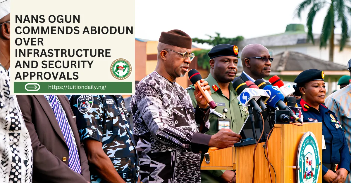 NANS Ogun Commends Abiodun Over Infrastructure and Security Approvals