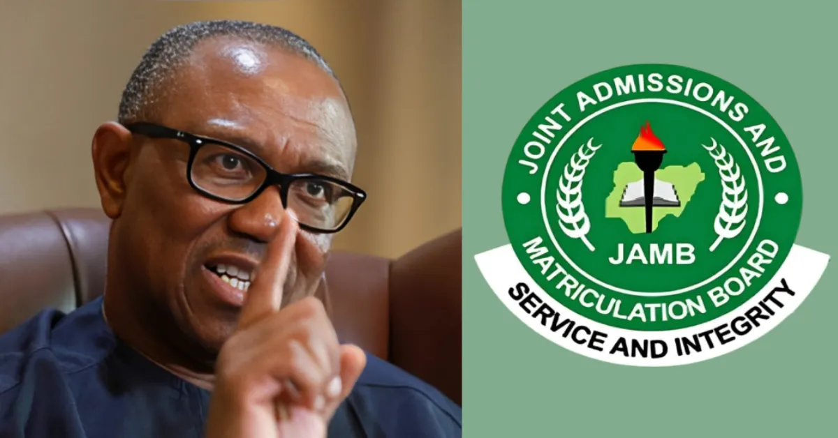 Peter Obi Calls for Urgent Intervention as JAMB Registration Chaos Deepens