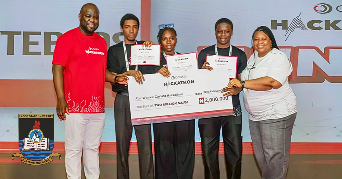 LASU Team Wins ₦2 Million at Cavista Hackathon 2026 With AI Health Solution