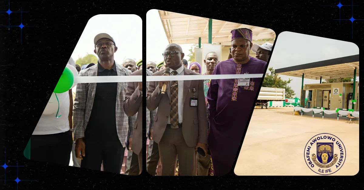 CNG Facility Unveiled at OAU to Reduce Pollution, Transport Costs
