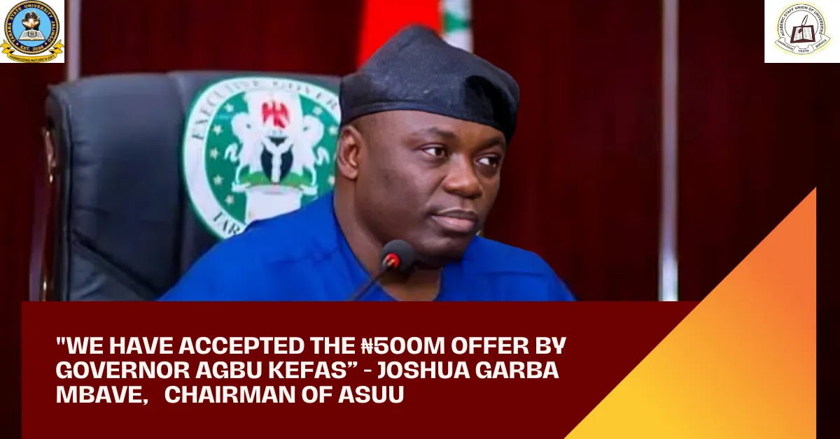 Taraba Governor's ₦500m Offer Breaks Deadlock as University Unions Agree to Call Off Strike